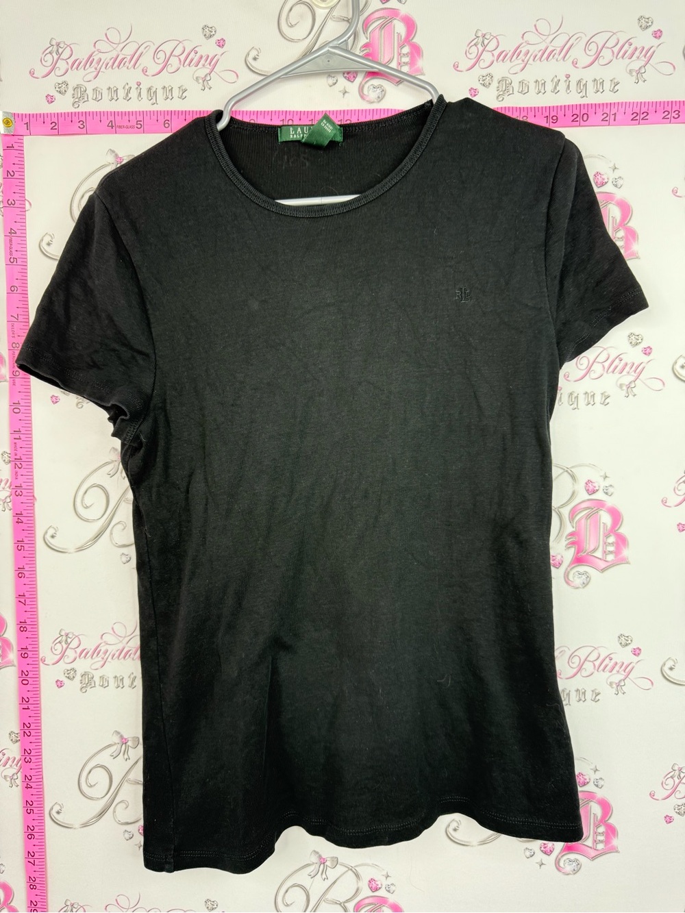 Ralph Lauren tshirt Black Short Sleeve Crewneck Tee